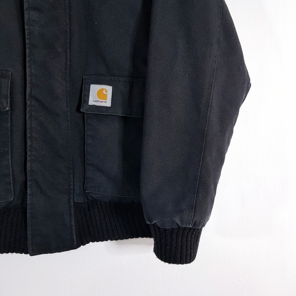 Carhartt ranger jacket - black bomber workwear coat - Size Medium - Picture 3 of 9